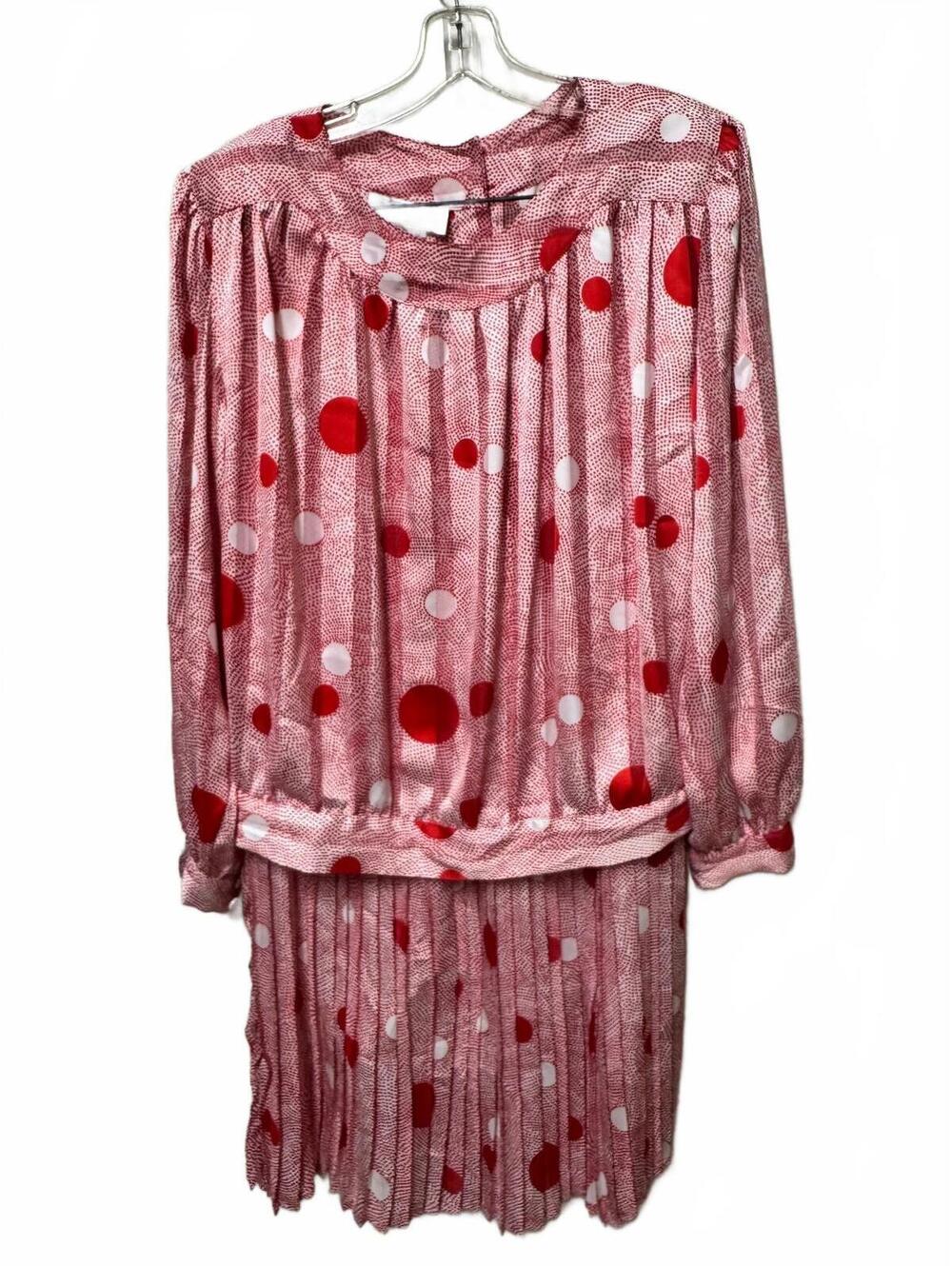 La Chine Classic by Galinda Wang Polka Dot Skirt Set Size 12